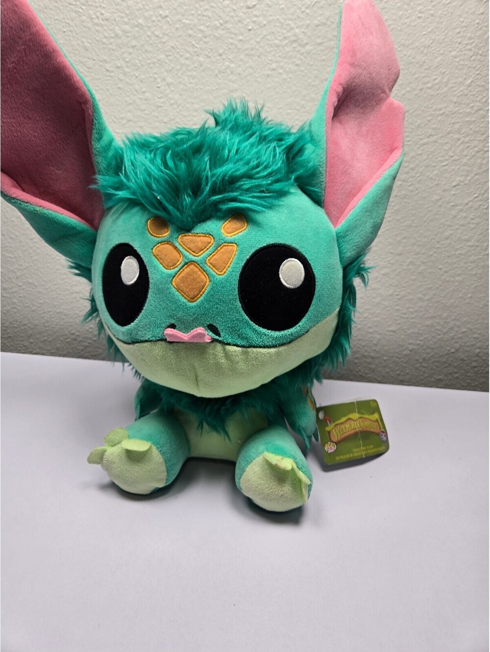 Funko Wetmore Forest Teal Monster Plush Big Eyes Gold Scales NWT Collectible